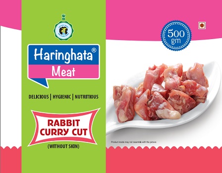 HARINGHATA RABBIT MEAT - 500 GM
